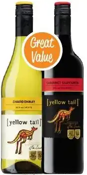 Supabarn Yellowtail wines offer