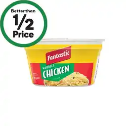 Woolworths Fantastic Noodles Bowl 85g offer