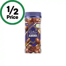 Woolworths Cadbury Chocolate Coated Fruit & Nut Varieties 270-340g offer