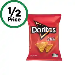 Woolworths Doritos Corn Chips Share Pack 150-170g offer