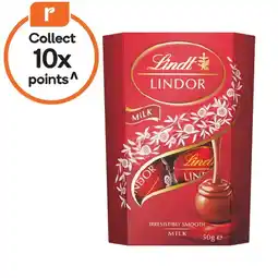 Woolworths Lindt Lindor Mini Milk Cornet 50g offer