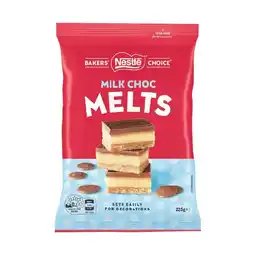 Woolworths NestlΓ© Bakers Choice Baking Chocolate Blocks or Melts 170-225g offer