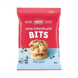 Woolworths Nestlé Bakers Choice Baking Chocolate Bits 200g offer
