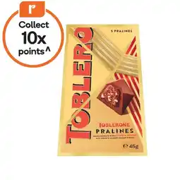 Woolworths Toblerone Pralines 45g offer