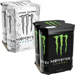 Coles Monster Energy Drink 4x500mL offer