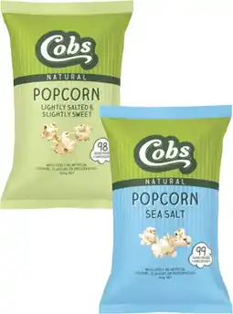 Coles Cobs Popcorn 80g-120g offer