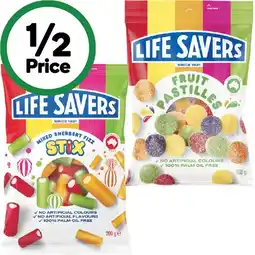 Woolworths Life Savers 150-205g offer