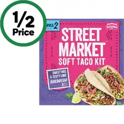 Woolworths Old El Paso Street Market Taco Kits 255-257g offer