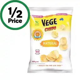 Woolworths Vege Chips 100g or Rice Crackers 75g – From the Health Food Aisle offer