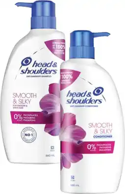 Coles Head & Shoulders Shampoo or Conditioner 660mL offer
