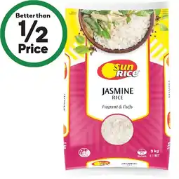 Woolworths SunRice Fragrant Jasmine Rice 5 kg offer