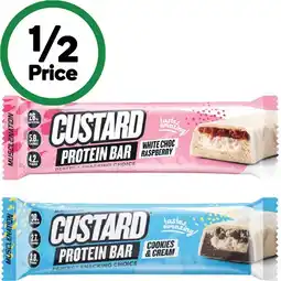 Woolworths Muscle Nation Protein Custard Bars 60g offer