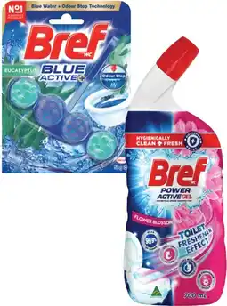 Coles Bref In The Bowl 42g-50g or Liquid Toilet Cleaner 600mL-700mL offer