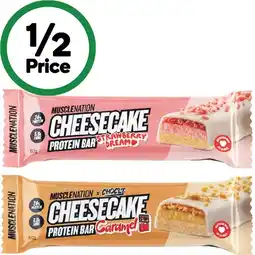 Woolworths Muscle Nation Cheesecake Protein Bars 50g offer