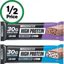 Woolworths Muscle Nation High Protein Bars 70g offer