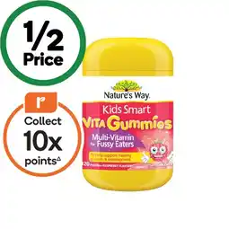 Woolworths Nature’s Way Kids Smart Vita Gummies Multivitamin for Fussy Eaters Pk 120^ offer