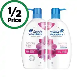 Woolworths Head & Shoulders Anti Dandruff Shampoo or Conditioner 660ml offer