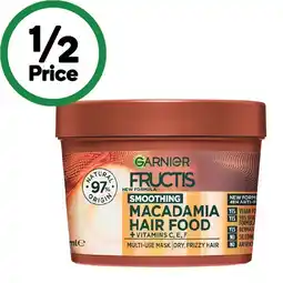 Woolworths Garnier Fructis Hair Food 390ml offer