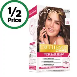 Woolworths L’Oréal Excellence Creme Permanent Hair Colour offer