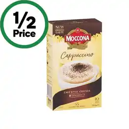 Woolworths Moccona Coffee Sachets Pk 8-10 offer
