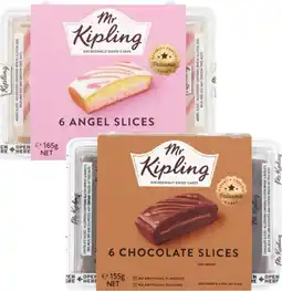 Coles Mr Kipling Cakes or Slices 155g-165g offer