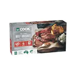 Woolworths Woolworths COOK Slow Cooked Beef Brisket with Bourbon Flavoured BBQ Sauce 700g offer