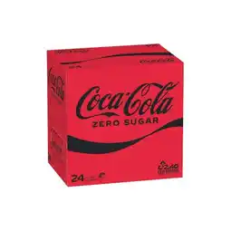 Woolworths Coca-Cola Classic, Zero Sugar or Diet Soft Drink Varieties 24 x 375ml offer