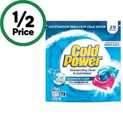 Woolworths Cold Power Laundry Capsules Pk 29 offer