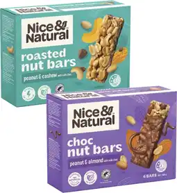 Coles Nice & Natural Nut Bars 180g-192g offer