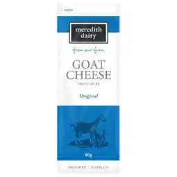 Woolworths Meredith Dairy Goats Cheese 80g – From the Deli offer