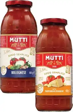 Coles Mutti Sugo Pasta Sauce 400g offer
