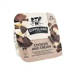Woolworths Gippsland Mix-Ins Yogurt 140g offer