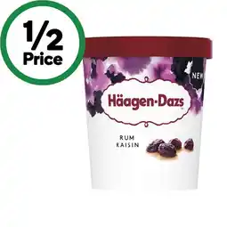 Woolworths Haagen-Dazs Ice Cream Pints 457ml offer