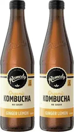 Coles Remedy Kombucha 330mL offer