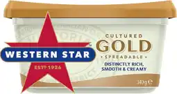 Coles NEW Western Star Gold Cultured Spreadable 340g offer