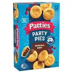 Woolworths Patties Party Pies or Sausage Rolls 450-560g Pk 12 offer