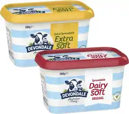 Coles Devondale Spreadable Blend 500g offer