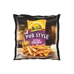 Woolworths McCain Pub Style Chips or Wedges 750g offer