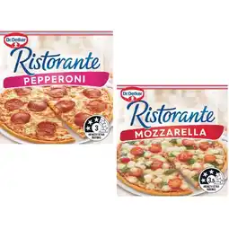 Woolworths Dr. Oetker Ristorante Pizza 310-390g – Excludes Dr. Oetker Gluten Free Pizza 370g offer
