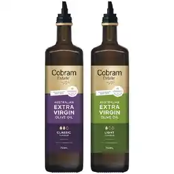 Woolworths Cobram Estate Extra Virgin Olive Oil 750ml offer