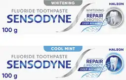 Coles Sensodyne Repair & Protect Whitening or Cool Mint Toothpaste 100g^ offer