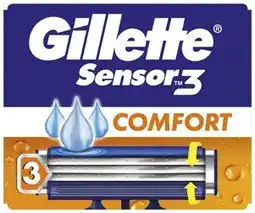 Coles Gillette Sensor 3 Comfort Disposable Razors 8 Pack offer