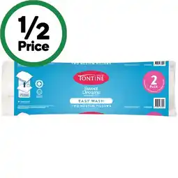 Woolworths Tontine Sweet Dreams Easy Wash Medium Pillows Pk 2 offer