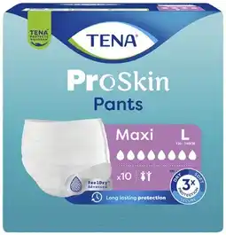 Coles Tena Proskin Maxi Pants Size L 10 Pack offer