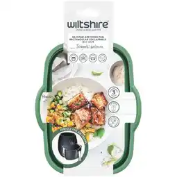 Woolworths Wiltshire Rectangular Collapsible Silicone Air Fryer Pan offer