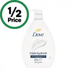 Woolworths Dove Body Wash 1 Litre offer