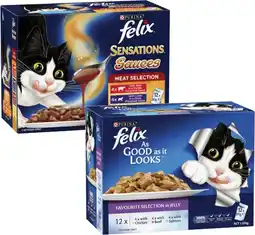 Coles Felix Cat Food 12x85g offer