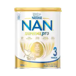Woolworths Nestle NAN Supremepro Baby Formula Stage 3 or 4 800g offer