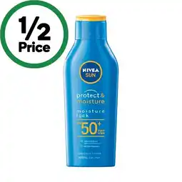 Woolworths Nivea SPF 50+ Sun Protect & Moisture Sunscreen 400ml^ offer