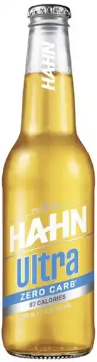 Coles Hahn Ultra Zero Carb Bottles 6x330mL offer